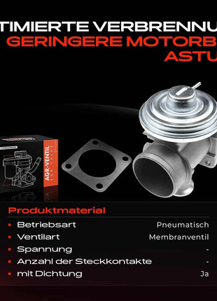 Valvola AGR Frankberg 1x per Ricircolo dei Gas di Scarico per BMW Serie 3 E46, Serie 3 Cabriolet, Serie 3 Compact, Serie 3 Coupé E38 E65 WAV000040
