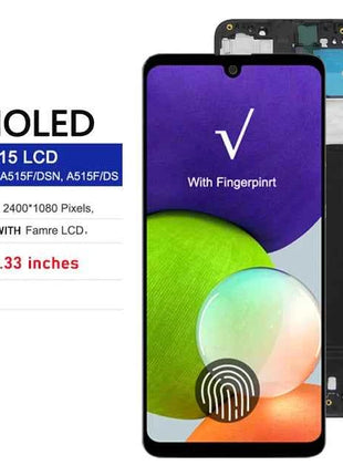 New Tested Display For Samsung A51 LCD Touch Screen A515F Digitizer Assembly AMOLED For Samsung A51 LCD SM-A515F/DS Replacement