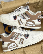 Casual Fashion Leather Sneakers New Men's Skateboard Shoes Outdoor Sports Running Hiking Tennis Platform Luxury Footwear
