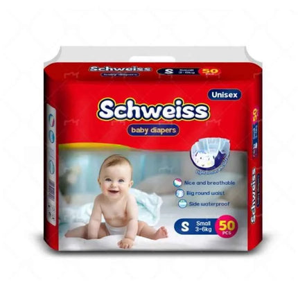 Baby Diapers, Ultra Thin & Breathable, Super Absorbent & Dry,50pcs/1pack， Multi - Size Soft Infant Nappies Diaper Bag (S/M/L/XL)
