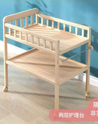 Diaper Changing Tables Solid Wood Baby Care Table Massage Bath Integrated Multifunctional Baby Bed Changing Table