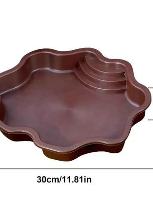 Turtle Pool Large Reptile Turtle Bathing Tub Feeding Bowl Lizards Habitat With Ramp Tortoise Feeder Bowl for Small Geckos Turtle