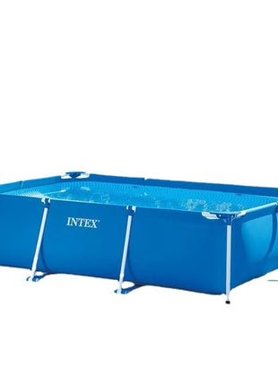Piscina Rettangolare Intex 28272 con Telaio 300x200x75cm, in PVC Rinforzato, Fuori Terra, per Famiglie, da Esterno