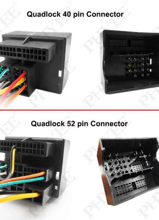 Telaio pannello radio per VW Polo 2012 a 2017, adattatore cablaggio quadlock, decodificatore CAN Bus, per multimediale Android 16 pin 9"