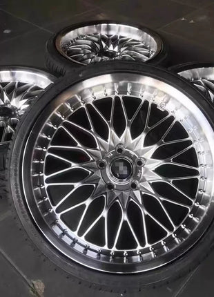 17 pollici 18 pollici 19 pollici piatto profondo stile ruota per auto passeggeri ruota aftermarket 5 fori 5*114.3 5*100 5*120 5*112 5*108