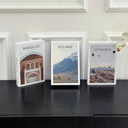 Nuovi libri finti di lusso per la decorazione Libro di simulazione creativa di moda Ornamento da tavolo Libri da tavolino Decorazioni per la casa