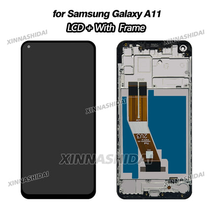 LCD testato di alta qualità per Samsung Galaxy A11 Display LCD Touch Screen Digitizer per Samsung con parti di ricambio per telaio