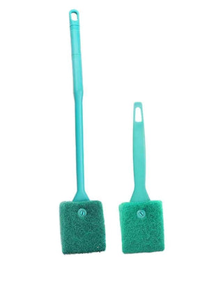 Aquarium Cleaning Brushes for Glass Acrylic Fish Tank Algae Clean Double Sided Algae Scraper Sponge Aquarium Cleaning Tools