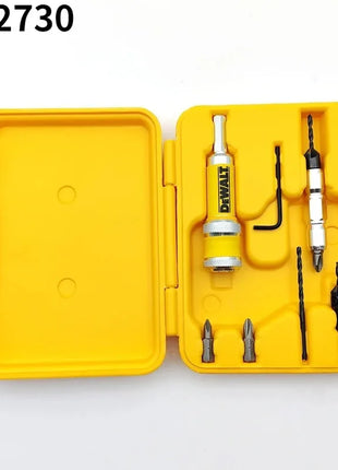 Set di Punte per Trapano/Avvitatore a Cambio Rapido DEWALT Originale DW2730, 8 Pezzi, Accessori per Utensili Elettrici per Lavorazione del Legno