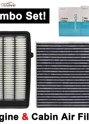 Set combinato di filtri aria motore e abitacolo per Honda CR-V Civic 1.5 Turbo 2016-2020 Filtro antipolline 17220-5AA-A00 80292-TF0-G01