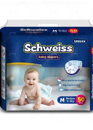 Baby Diapers, Ultra Thin & Breathable, Super Absorbent & Dry,50pcs/1pack， Multi - Size Soft Infant Nappies Diaper Bag (S/M/L/XL)