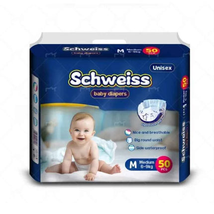 Baby Diapers, Ultra Thin & Breathable, Super Absorbent & Dry,50pcs/1pack， Multi - Size Soft Infant Nappies Diaper Bag (S/M/L/XL)