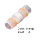 50PCS Heat Shrinkable Wire Connectors SST21 Waterproof Sleeve AWG22-18 Butt Electrical Splice Tinned Solder Seal Terminal