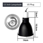 5.5 Inch Reptile Lamp Cap Tortoise Lizard Snake Terrarium Anti-scald Protective Lampshade Lamp Holder Reptile Safety Light Shade