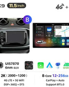 Junsun 8 Core Wireless CarPlay Android Auto Car Radio For Mercedes Benz Smart 453 Fortwo 2014-2020 4G WiFi GPS Navigation Stereo