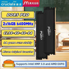 32GB(2x16GB) 6400MHz / DDR5