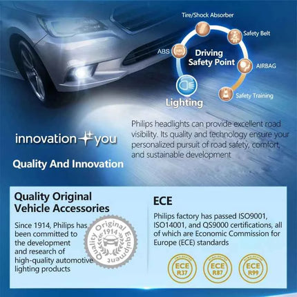 Philips 2pcs D1S D2S D2R D3S D4S Xenon HID Standard Car Head Light 35W 4200K Xenon White Original Bulbs Upgrade Lamps Germany