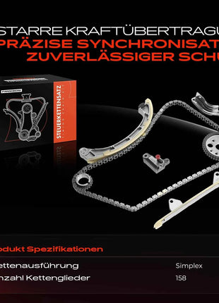 Set catena di distribuzione Frankberg 1x per Daihatsu Sirion M1 M3 YRV Terios Extol Copen Materia 1.3L 555007810 13566-97401S1