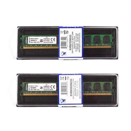 Kingston Memoria RAM DDR2 2GB 800Mhz 667MHz PC2-5300 PC2-6400 240 Pins 1.8V NON ECC Desktop Memory Model
