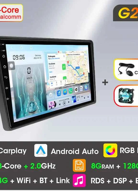 Android for Fiat Ducato Peugeot Boxer Citroen Jumper 2006-2022 Carplay Auto Car Radio Multimedia Player GPS Navigation Screen