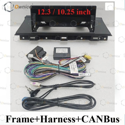 Ownice 12.3 "10.25" Quadlock Auto Android Radio Telaio per MAXUS G50 2022 2DIN Fascia Pannello Stereo 16PIN Cablaggio Filo Canbus Box
