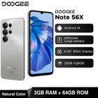 DOOGEE Note56 X 5G Mobile Phone 8.45mm Slim Body 6.56