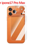 1-3 Set 17PM Protective Films for iPhone 17 Pro Max 17Pro Ultra-Thin Transparent Soft PET Back Screen Protector Anti-Scratch Lens Film