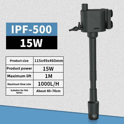 Fish tank submersible pump Built-in filter pump Oxygen wave aquarium filter matching pump