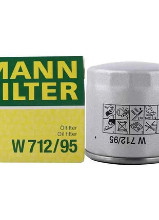 Filtro Olio MANN FILTER W712/95 per VW Volkswagen Polo Golf T-Cross Jetta UP! Tiguan AUDI SKODA Octavia SEAT Leon III L04E115561