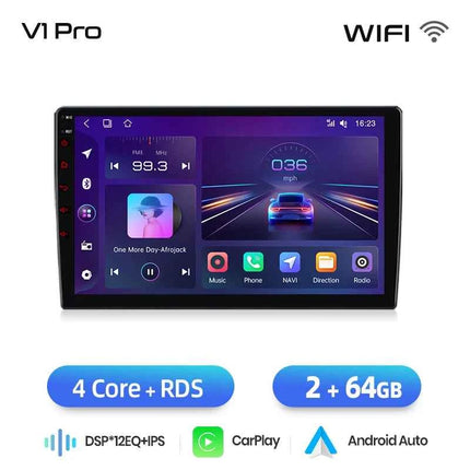 Junsun V1 Plus For Peugeot 107 Toyota Aygo Citroen C1 2005 - 2014 Car Radio wireless CarPlay Android Auto No 2 din 2din DVD