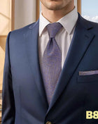 Set Cravatta e Fazzoletto Uomo Colorato 160cm - Accessori Matrimonio