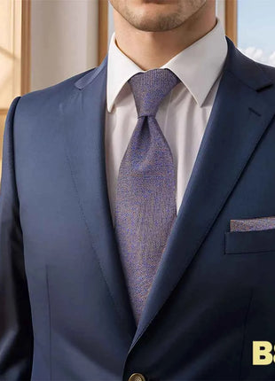 Set Cravatta e Fazzoletto Uomo Colorato 160cm - Accessori Matrimonio