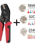 Crimping tool set Pressed pliers Electrician tools Electrical terminals Clamp Electronics Pressing connector Hand jaws 58B