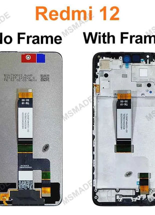 6.79 "IPS Per Xiaomi Redmi 12 LCD 23053RN02I Touch Panel Assemblea di Schermo Digitizer Per Redmi 12 Display 23053RN02Y Sostituire Parti