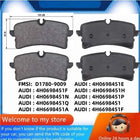 For Audi A8L S8 (D4/4H) RS6 (C7/4G5/4GD) RS7 (4GA/4GF) Rear Brake Pads / Auto Parts - 22040