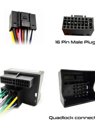 Decodificatore CAN Bus cablaggio, da 16 pin a Quadlock, per radio Android, per Mercedes Classe B W245 W246, Viano, Vito W639, W251