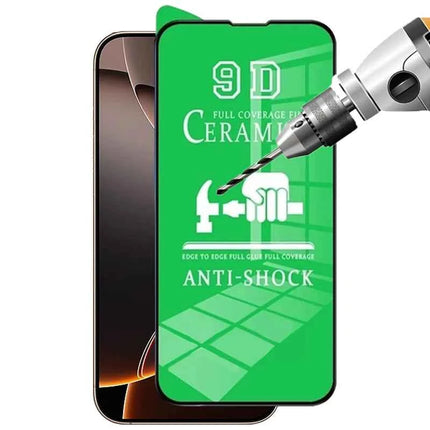 4PCS Pellicola ceramica trasparente per iPhone 17 16 15 14 11 13 12 Pro Max Air 16e 15 14 16 Plus 13 12 Mini XS Max XR X 8 Protezione schermo