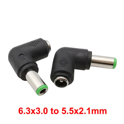 5/2/1 Pz Ad Angolo Retto DC 5.5x2.1mm Jack Femmina a 3.5x1.35 4.0x1.7 4.8x1.7 5.5x2.1 5.5x2.5 6.3x3.0 6.0x4.4mm Connettore DC Maschio