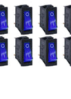 8 pieces blue