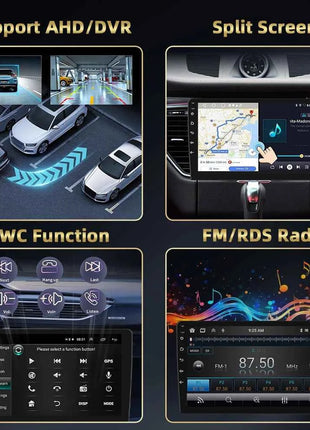 Podofo 10.1'' 8Core Car Audio For Renault Trafic 2010-2014/ Opel Vivaro/Nissan Primastar Carplay Android Auto Qualcomm DSP RDS