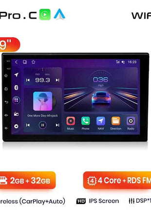 Junsun 7 9 10 inch Universal CarPlay Android Auto Car Radio For VW Fiat Renault Nissan Hyundai GPS Multimedia autoradio Stereo