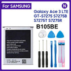Batteria di ricambio per telefono B105BE per Samsung Galaxy Ace 3 LTE GT-S7275 S7275B S7275T S7275R S7278 S7278U SGH-T399 B105BU 1800mAh