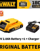 Genuine Dewalt 20V MAX 5Ah 6Ah 18650 Battery XR Lithium-Ion Battery for Power Tools, 120W High Power, Rechargeable, Replacement Battery