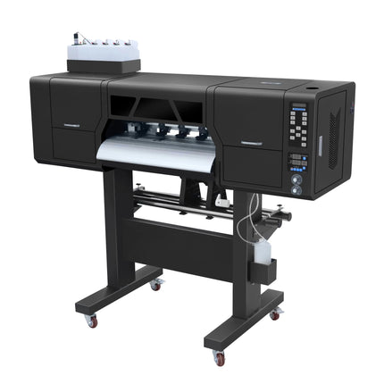 Epson original F1080A1 heads DTF printer 62cm DTF film paper feeding wide format DTF plotter powder shaking machine with dryer