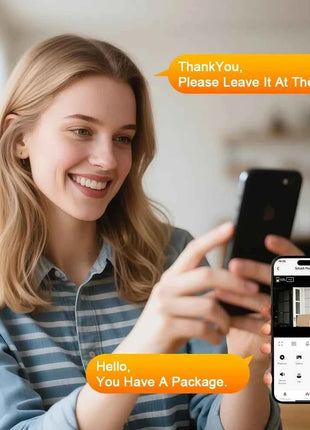 Extractme Telecamera per campanello intelligente Wifi da 4,3 pollici Tuya 1080P Telecamera spioncino per porta Full HD con campanello di rilevamento PIR Видеогла Poi