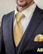Set Cravatta e Fazzoletto Uomo Colorato 160cm - Accessori Matrimonio