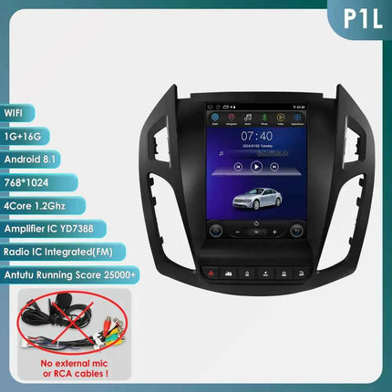 360Camera 9.7inch 2 DIN Android 13 Car Radio for FORD Transit /Tourneo Connect 2013-2018 Car Multimedia Stereo Carplay Autoradio