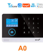 Protezione di sicurezza wireless WiFi + GSM/4G e 2G App Smart Home e Tuya Sistema di allarme di sicurezza domestica Alexa Funzionamento remoto 433 Mhz