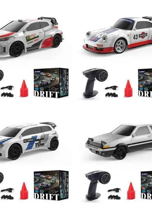 SALE 4WD RTR 1/43 RC Speed Car Four-wheel Drive Radio Control 2.4g Mini Racing Drifting Car Toys High Speed Model Gift for Boys