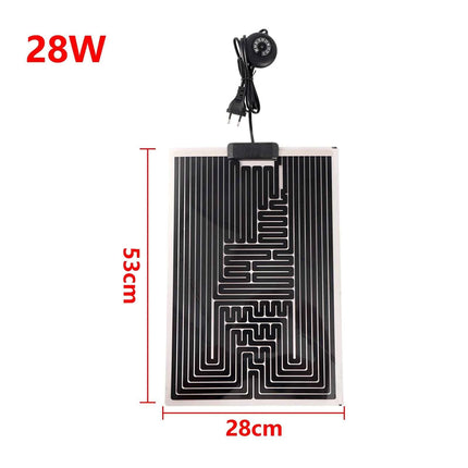 5-45W Reptiles Heat Mat Pet Heating Warm Pads Adjustable Temperature Controller Mats Reptiles Supplies   Plant Warm Heating Pad